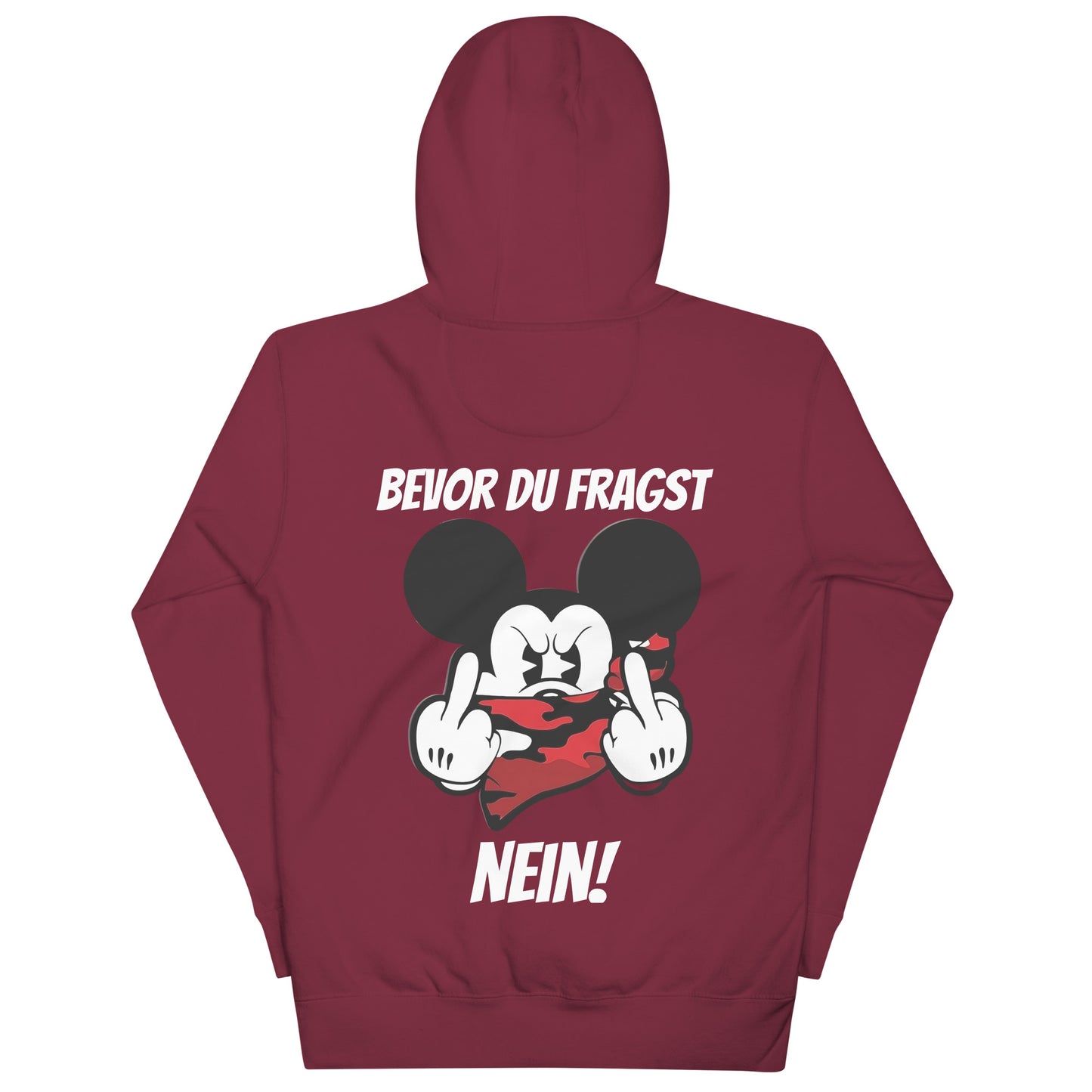 Unisex-Kapuzenpullover " Bevor du fragst"