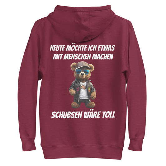 Kapuzenpullover " Heute möchte ich"