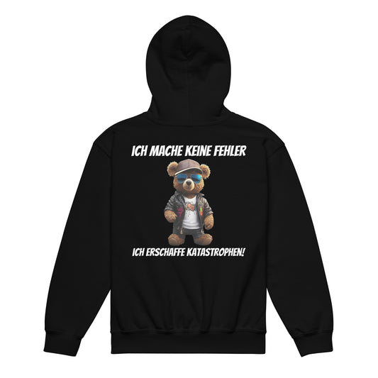 Kinder Hoodie " Ich mache keine Fehler" Rückendruck