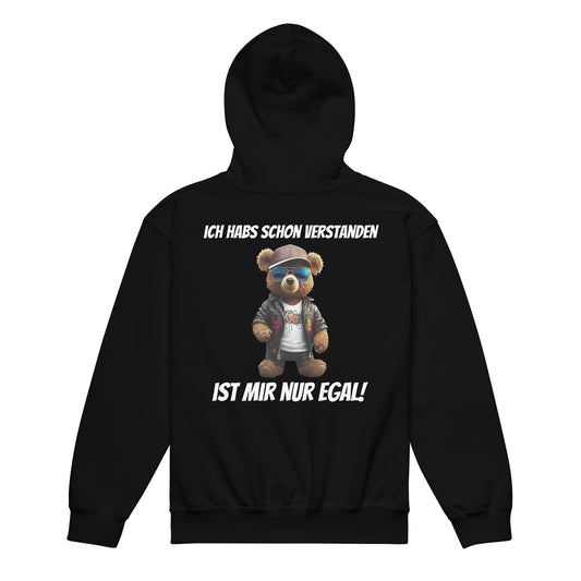 Kinder Hoodie " Ich habs schon verstanden" Rückendruck