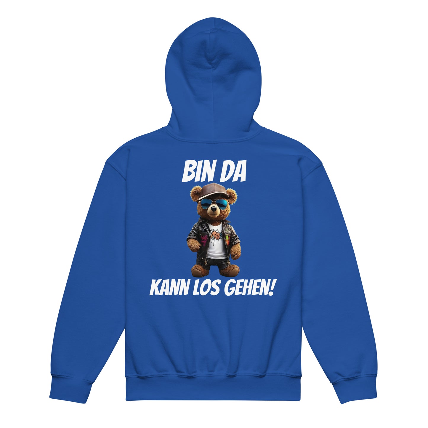 Kinder Hoodie " Kann Losgehen! Rücken Aufdruck